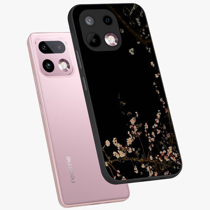 Petal Moon Light With Custom Name Glass Case displayed in angled mockup highlighting delicate petal design with custom name feature.