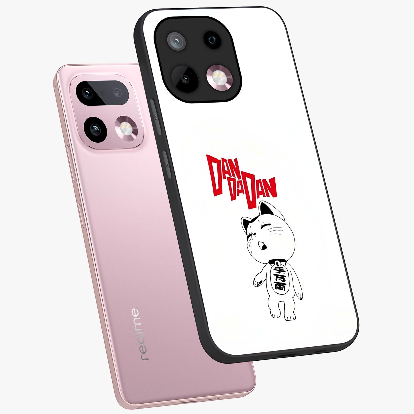 Playful Spirit Charm Glass Case displayed in angled mockup highlighting lively decorative design with playful aesthetic style.