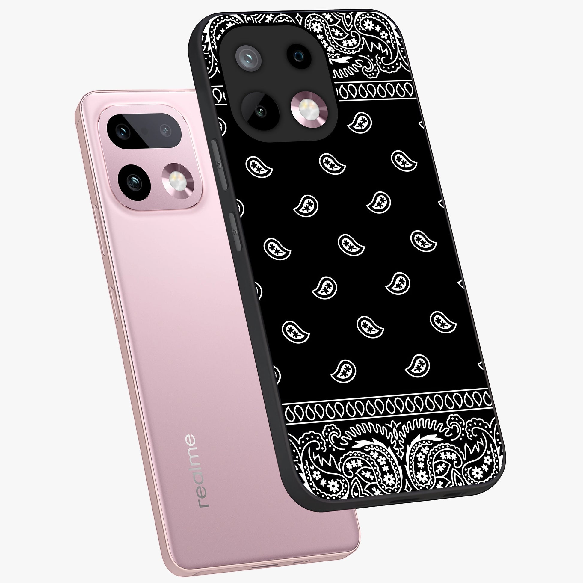 Retro Rebel Threads Glass Case displayed in angled mockup highlighting retro inspired graphic design with rebellious aesthetic.
