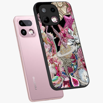 Starlit Jewel Dream Glass Case displayed in angled mockup highlighting glowing celestial jewel design with dreamy aesthetic.