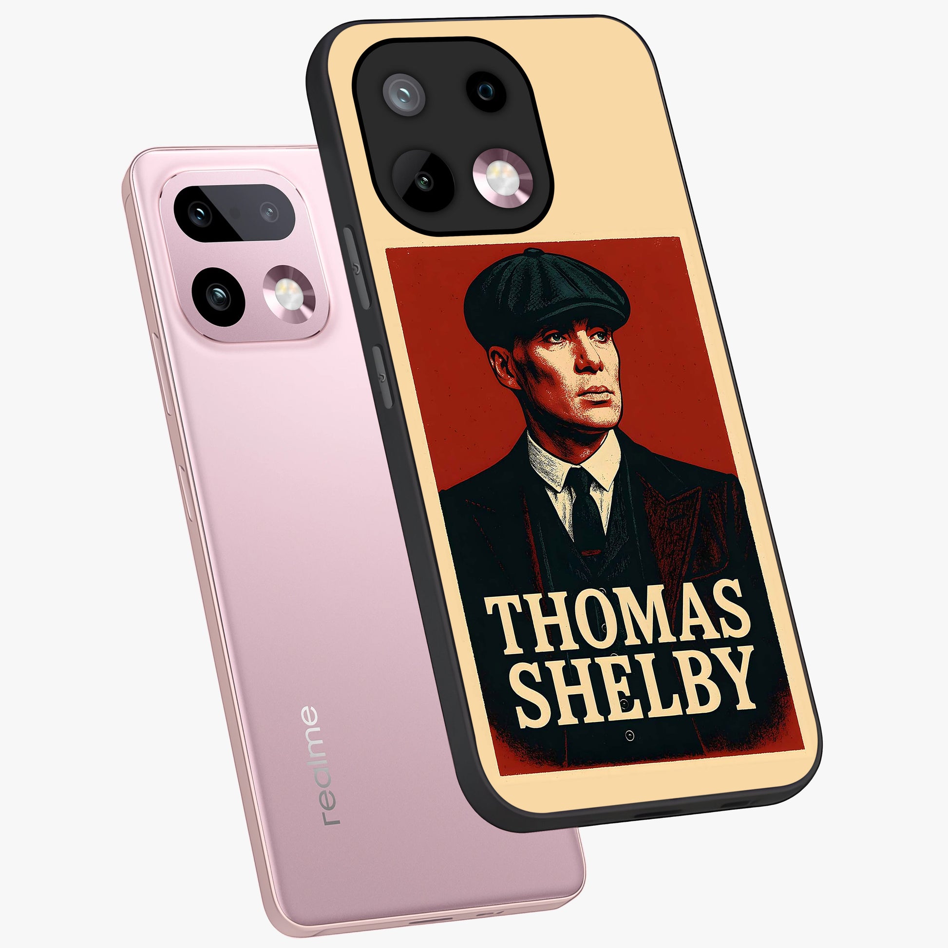 Vintage Mafia Authority Glass Case displayed in angled mockup highlighting powerful retro design with classic gangster aesthetic.