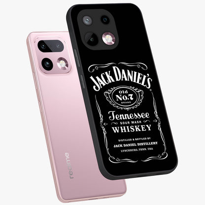 Vintage Whiskey Heritage Glass Case displayed in angled mockup highlighting retro beverage themed design with heritage aesthetic.