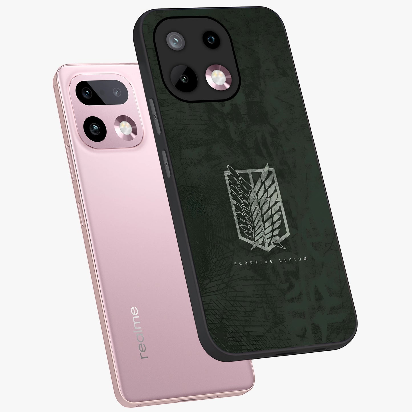 Wings Of Freedom Glass Case displayed in angled mockup highlighting graceful wing design with inspirational aesthetic.