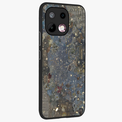Aesthetic Astrolophia Glass Case upright view showcasing soft aesthetic theme with stylish modern look.