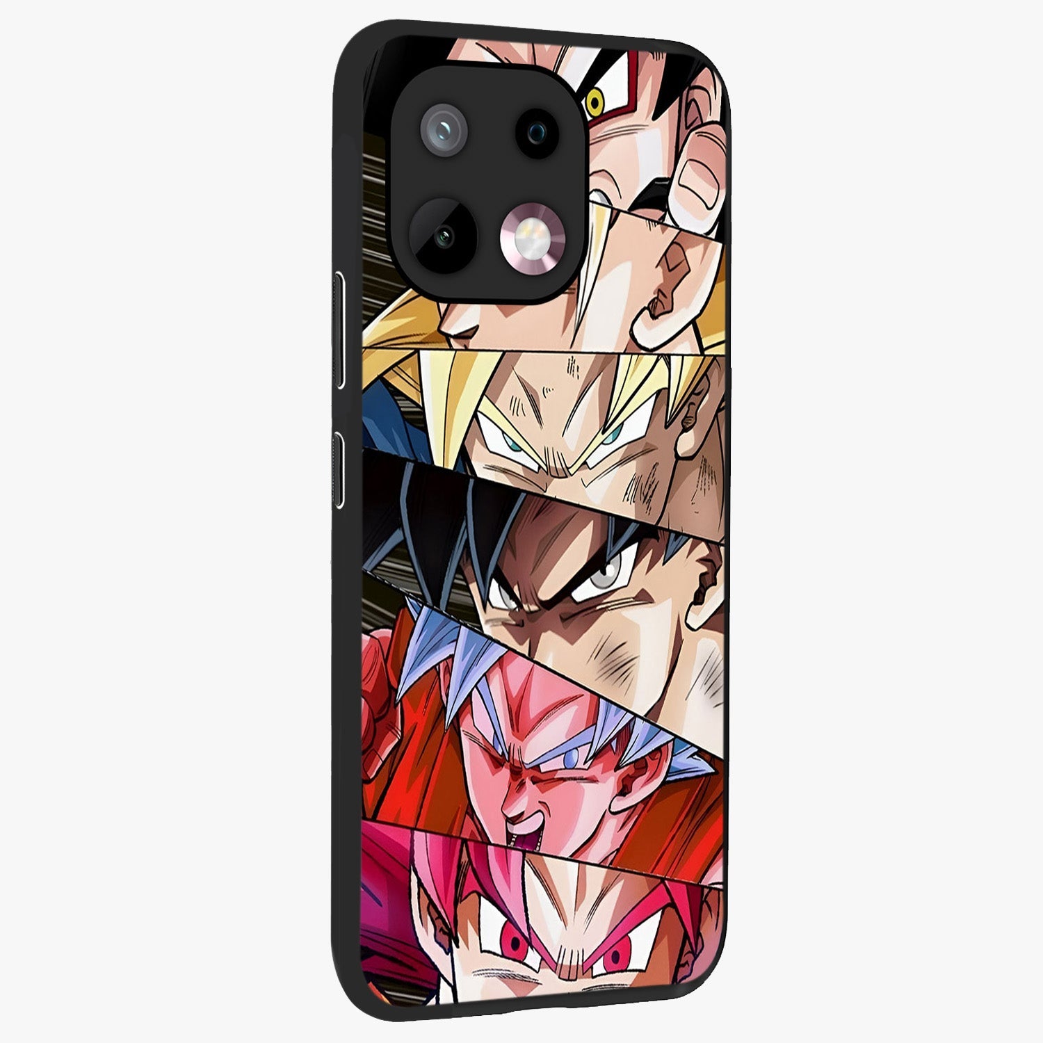 Anime Character Glass Case upright view showcasing expressive anime artwork with bold graphic style.