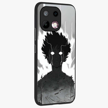 Awakened Inner Rage Glass Case upright view showcasing dramatic artwork with strong expressive aesthetic.