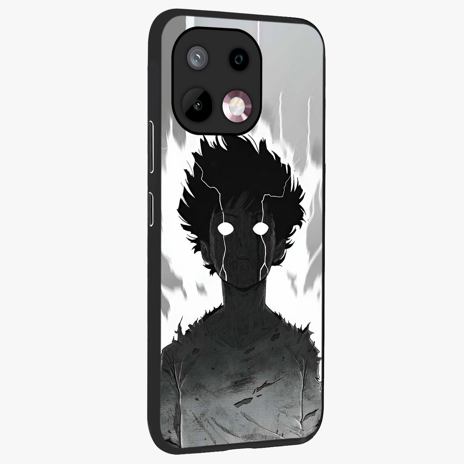 Awakened Inner Rage Glass Case upright view showcasing dramatic artwork with strong expressive aesthetic.