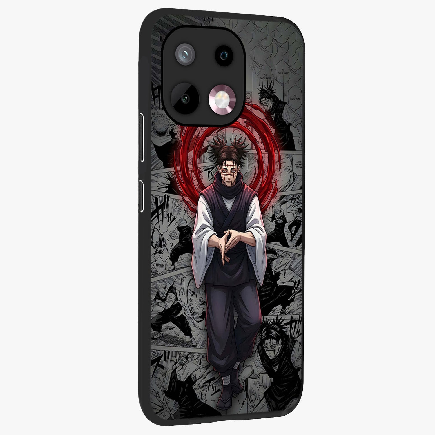 Cursed Ritual Ascension Glass Case upright view showcasing powerful ascension artwork with dark fantasy theme.