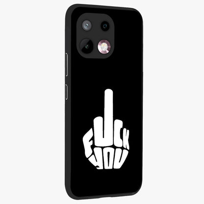 Rebel Mode On Glass Case upright view showcasing striking statement artwork with bold rebellious theme.