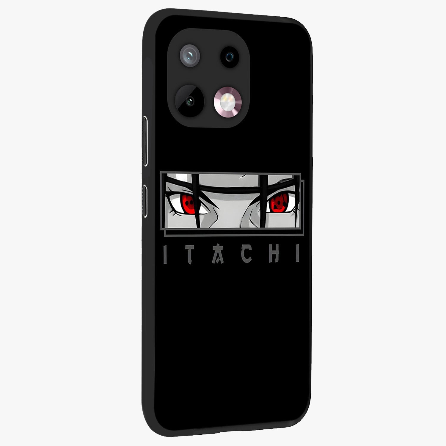 Scarlet Gaze Dominance Glass Case upright view showcasing powerful dramatic artwork with dominant artistic theme.