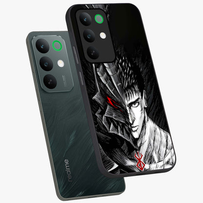 Berserker Blood Oath Glass Case displayed in angled mockup highlighting dark fantasy graphic design and powerful theme.