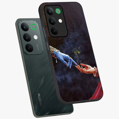 Divine Touch Eternal Glass Case displayed in angled mockup highlighting elegant divine inspired design with calm aesthetic style.
