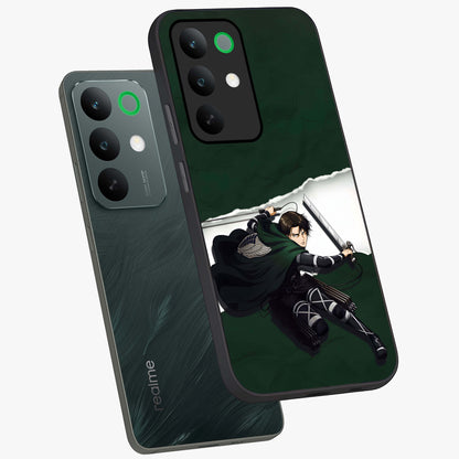 Emerald War Vanguard Glass Case displayed in angled mockup highlighting intense battle inspired design with emerald tone aesthetic.
