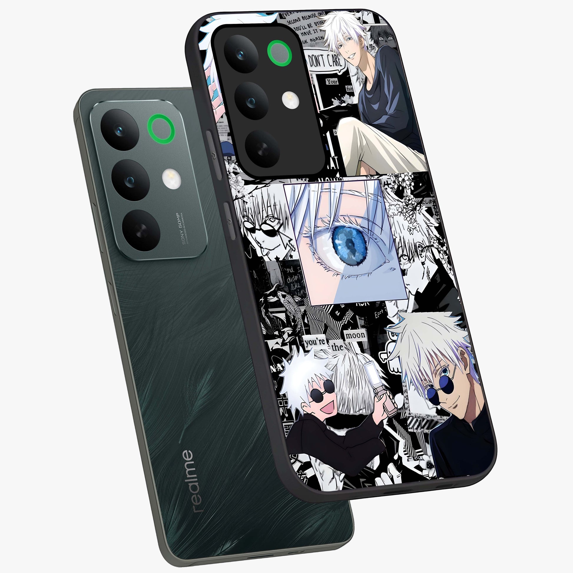 Infinity Sorcerer Chaos Glass Case displayed in angled mockup highlighting powerful magical design with fantasy aesthetic style.