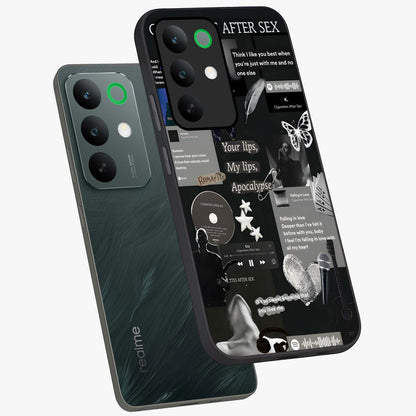 Midnight Love Echo Glass Case displayed in angled mockup highlighting elegant love inspired design with deep aesthetic style.