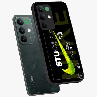 Neon Street Edition Glass Case displayed in angled mockup highlighting vibrant urban design with bold street aesthetic.