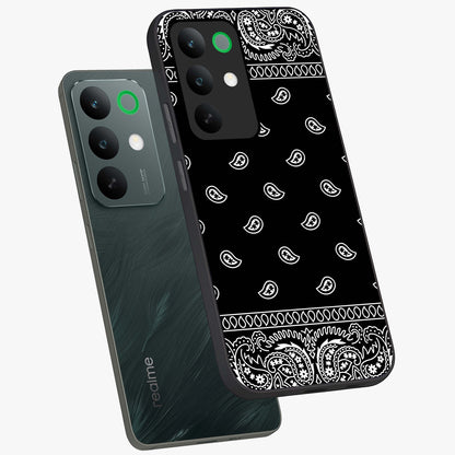 Retro Rebel Threads Glass Case displayed in angled mockup highlighting retro inspired graphic design with rebellious aesthetic.