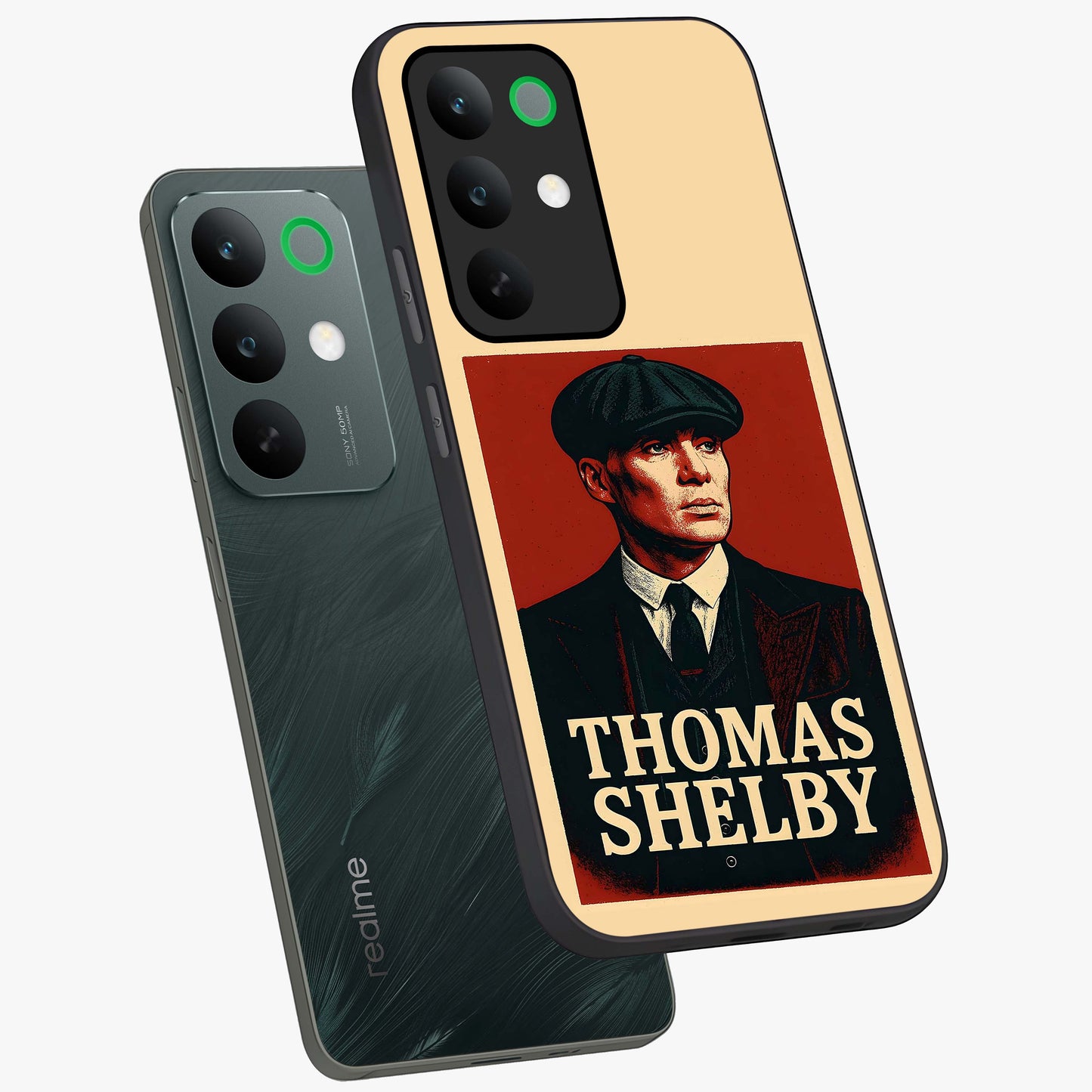 Vintage Mafia Authority Glass Case displayed in angled mockup highlighting powerful retro design with classic gangster aesthetic.