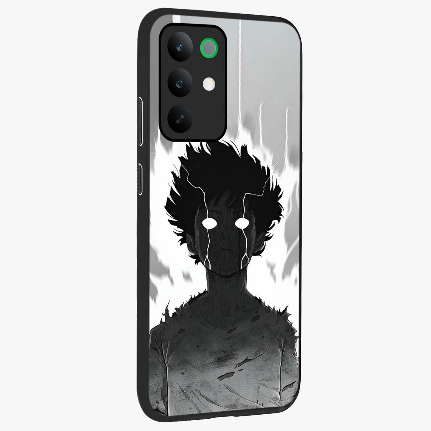 Awakened Inner Rage Glass Case upright view showcasing dramatic artwork with strong expressive aesthetic.