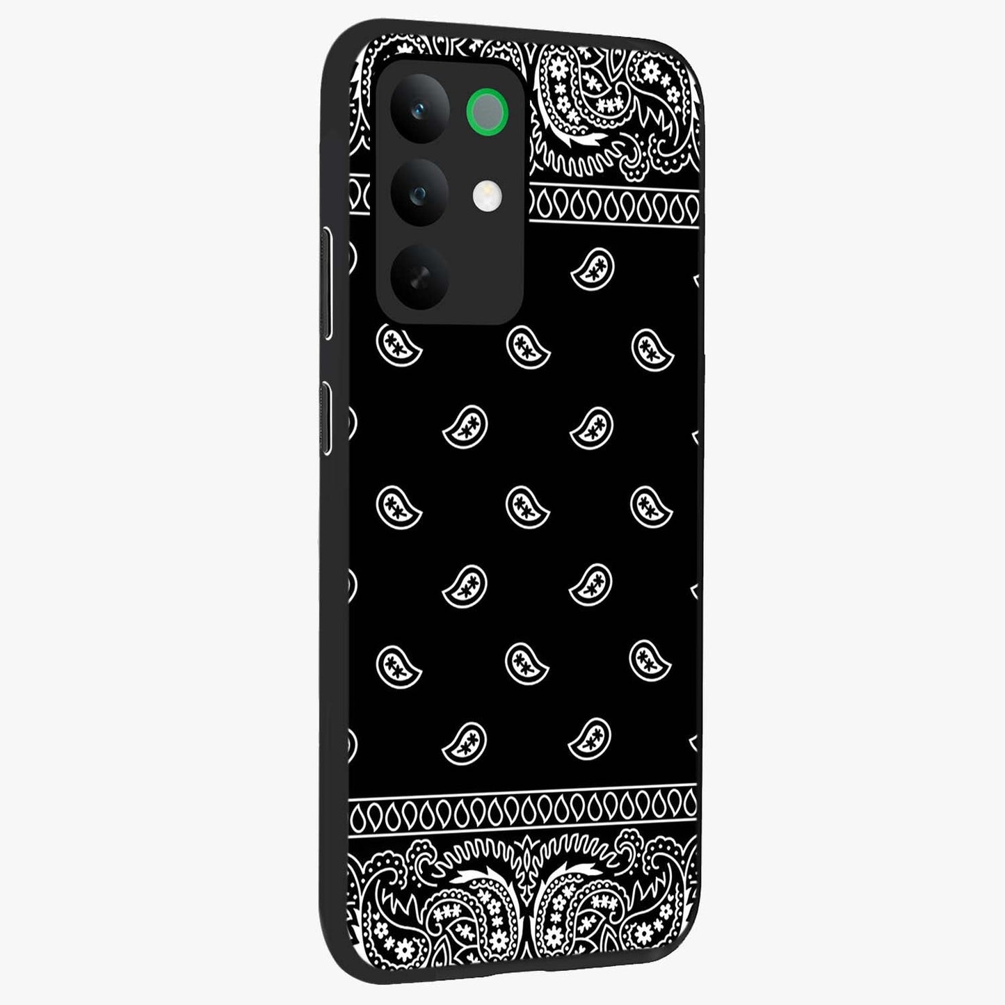 Retro Rebel Threads Glass Case upright view showcasing stylish vintage artwork with bold retro theme.