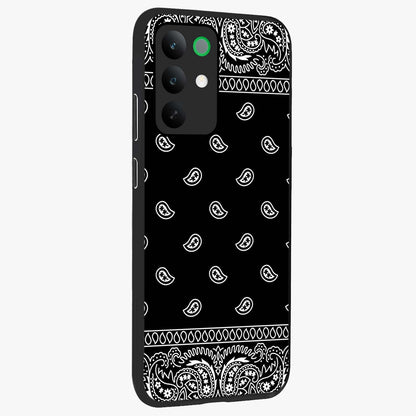 Retro Rebel Threads Glass Case upright view showcasing stylish vintage artwork with bold retro theme.