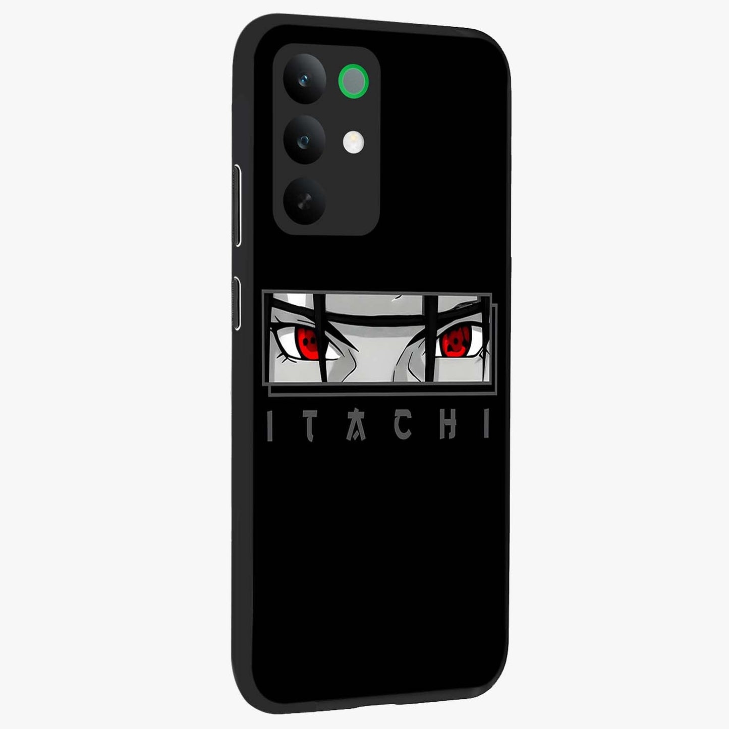Scarlet Gaze Dominance Glass Case upright view showcasing powerful dramatic artwork with dominant artistic theme.