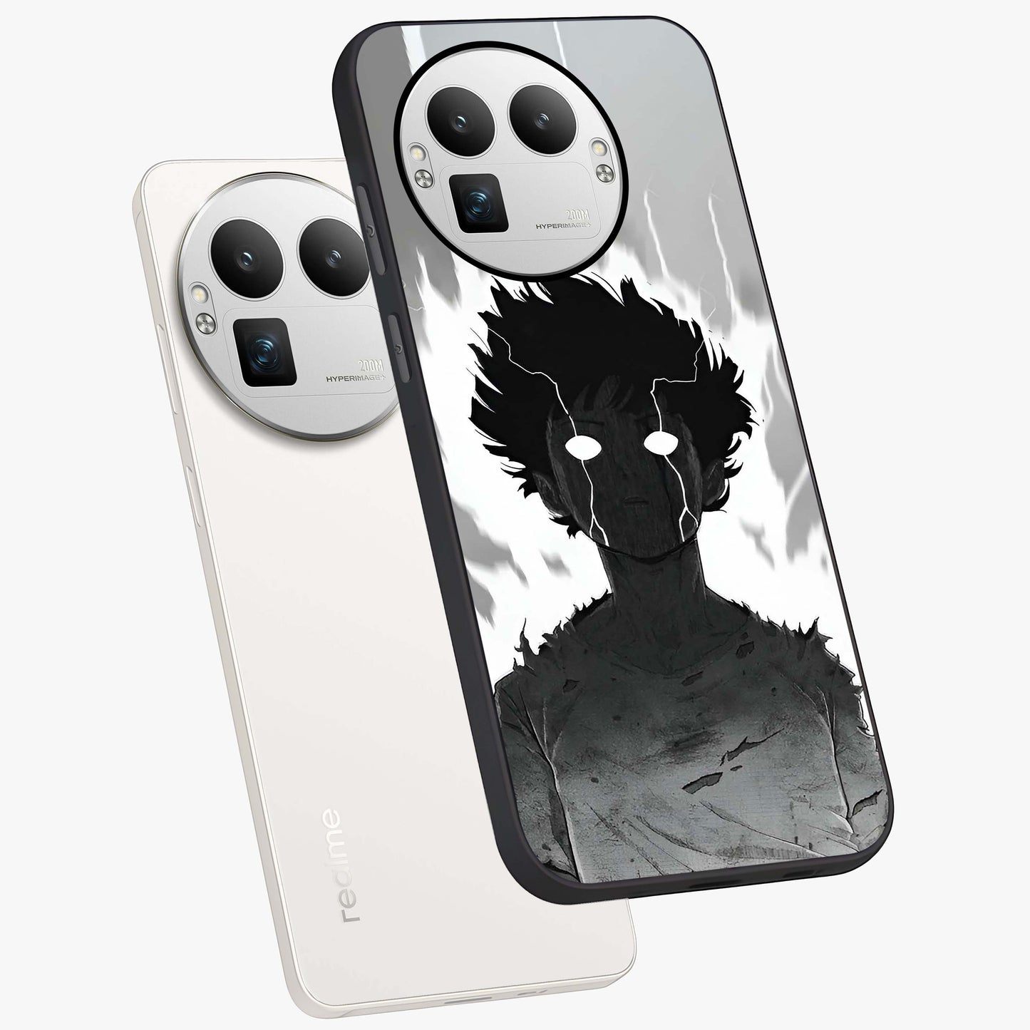 Awakened Inner Rage Glass Case displayed in angled mockup highlighting powerful graphic design and bold artistic theme.