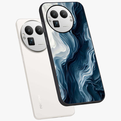 Ethereal Paper Marble Glass Case displayed in angled mockup highlighting elegant marble pattern with modern aesthetic style.