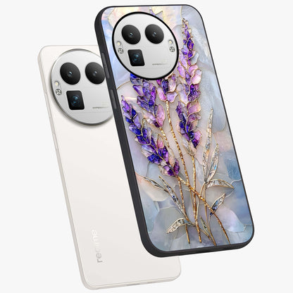 Lavender Dream Glow Glass Case displayed in angled mockup highlighting dreamy purple glow design with soft artistic style.
