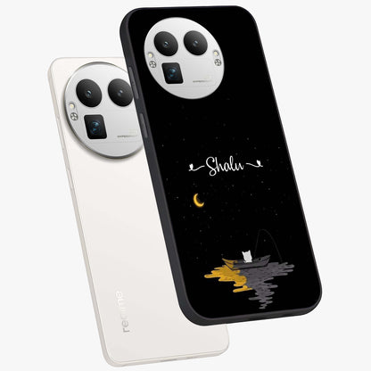 Silent Night Row Glass Case displayed in angled mockup highlighting peaceful evening design with dreamy night aesthetic.