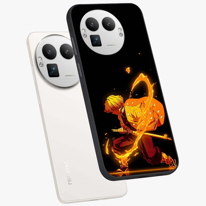 Thunder Flame Execution Glass Case displayed in angled mockup highlighting dramatic fire themed design with intense fantasy aesthetic.