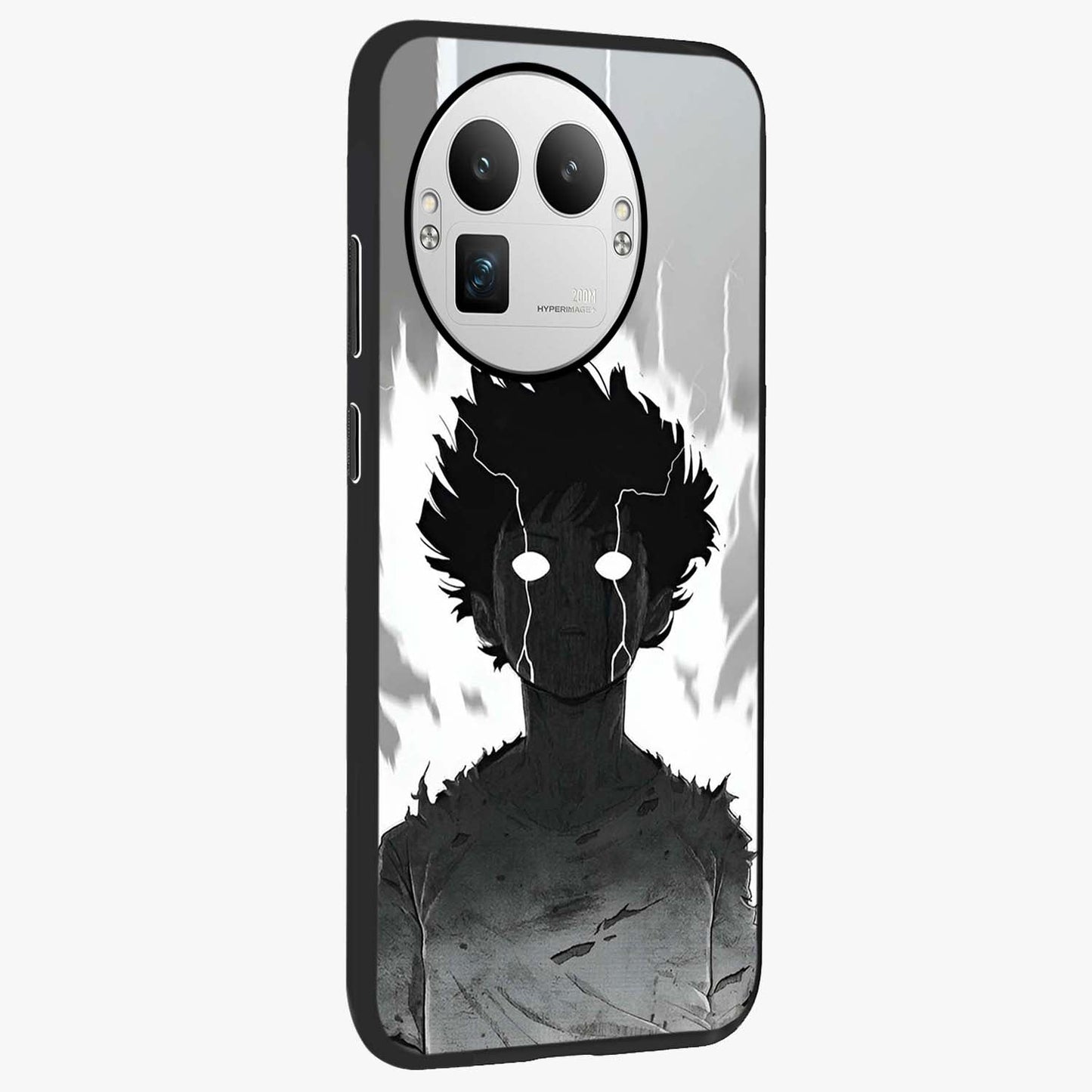 Awakened Inner Rage Glass Case upright view showcasing dramatic artwork with strong expressive aesthetic.