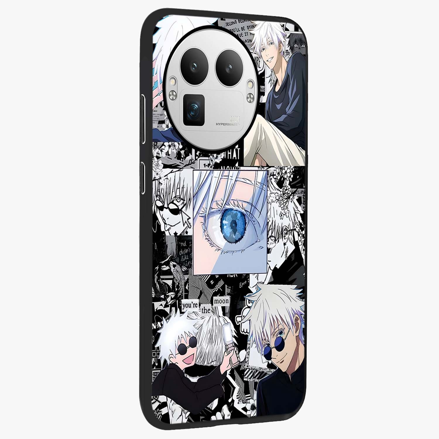 Infinity Sorcerer Chaos Glass Case upright view showcasing dramatic sorcerer artwork with chaotic mystical theme.