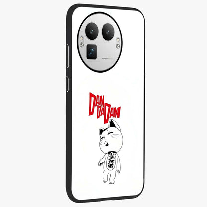 Playful Spirit Charm Glass Case upright view showcasing vibrant charm artwork with fun artistic theme.
