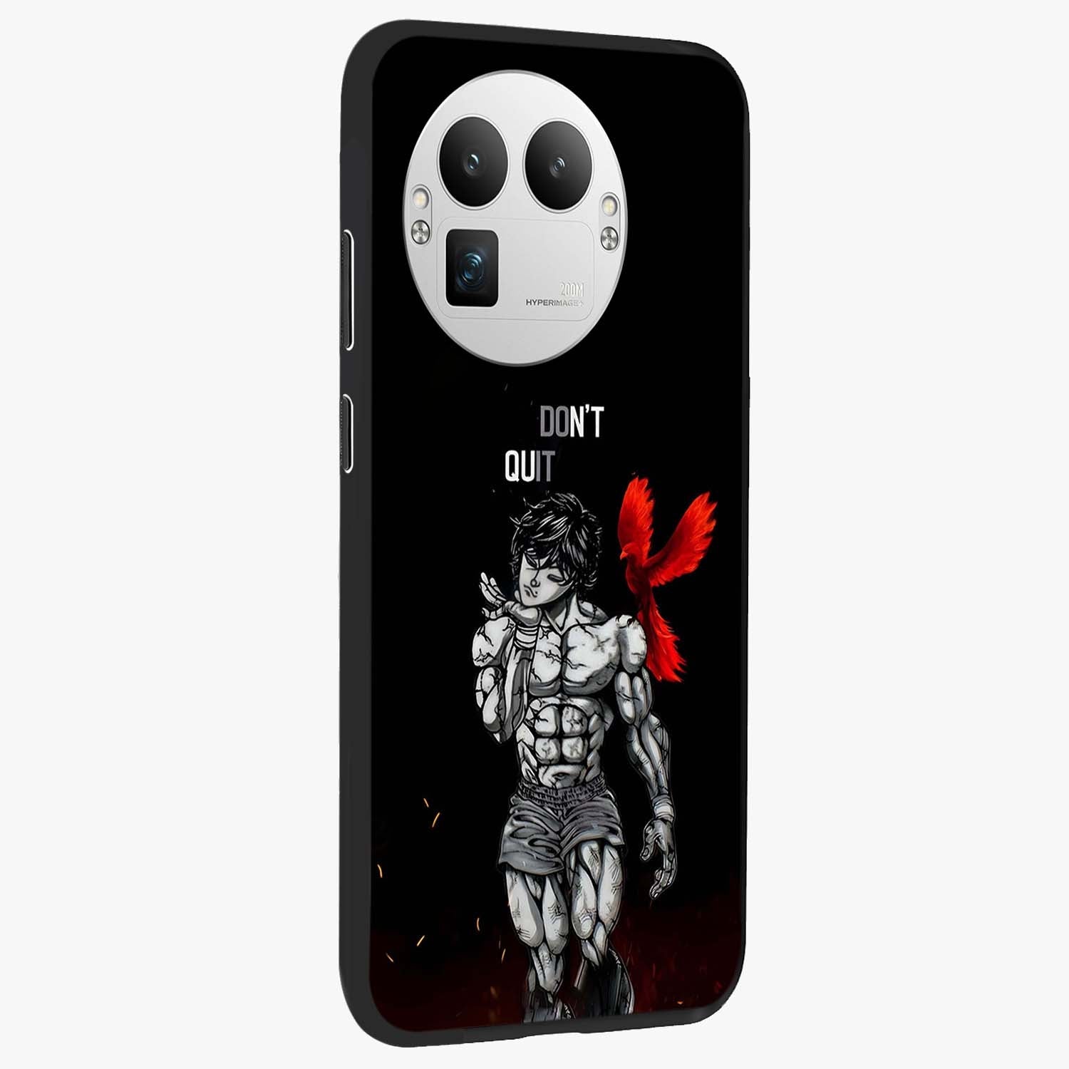 Rise Beyond Limits Glass Case upright view showcasing powerful inspirational artwork with uplifting theme.