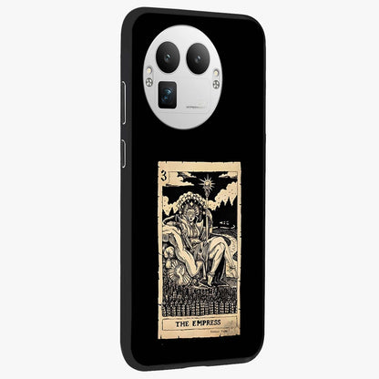 The Empress Glass Case upright view showcasing powerful empress themed artwork with luxurious artistic theme.