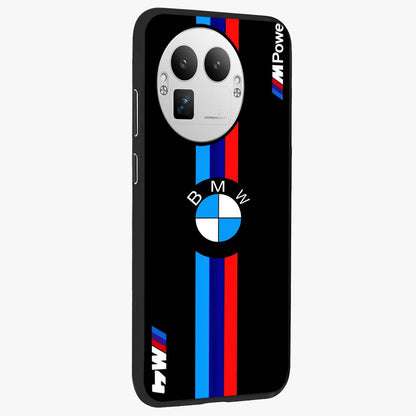 Turbo BMW Beast Glass Case upright view showcasing powerful car artwork with modern motorsport theme.