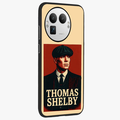 Vintage Mafia Authority Glass Case upright view showcasing dramatic vintage artwork with iconic authority theme.