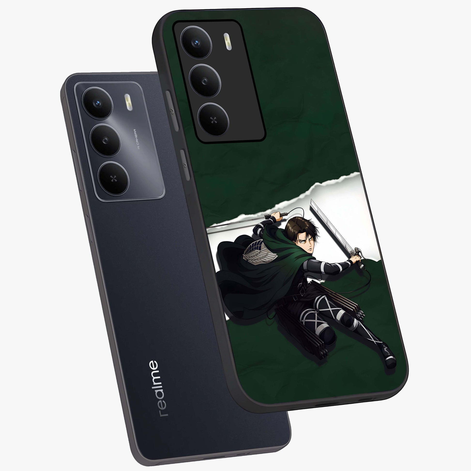 Emerald War Vanguard Glass Case displayed in angled mockup highlighting intense battle inspired design with emerald tone aesthetic.