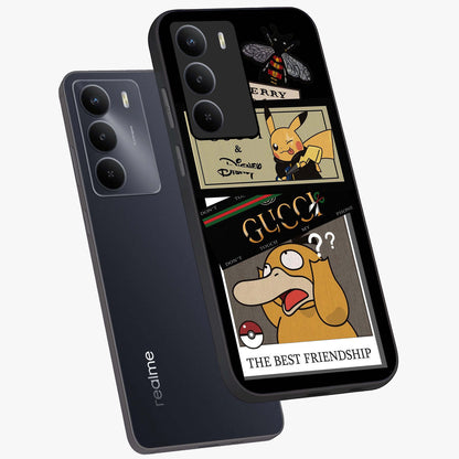 Gucci Play Mashup Glass Case displayed in angled mockup highlighting stylish fashion mashup design with bold aesthetic.