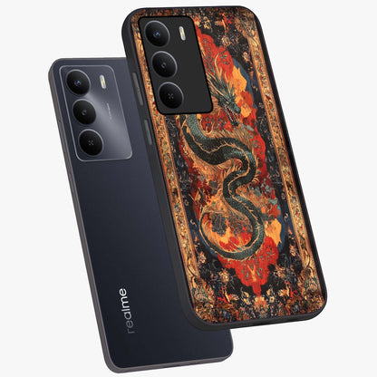 Inferno Dragon Soul Glass Case displayed in angled mockup highlighting powerful dragon illustration with inferno aesthetic.