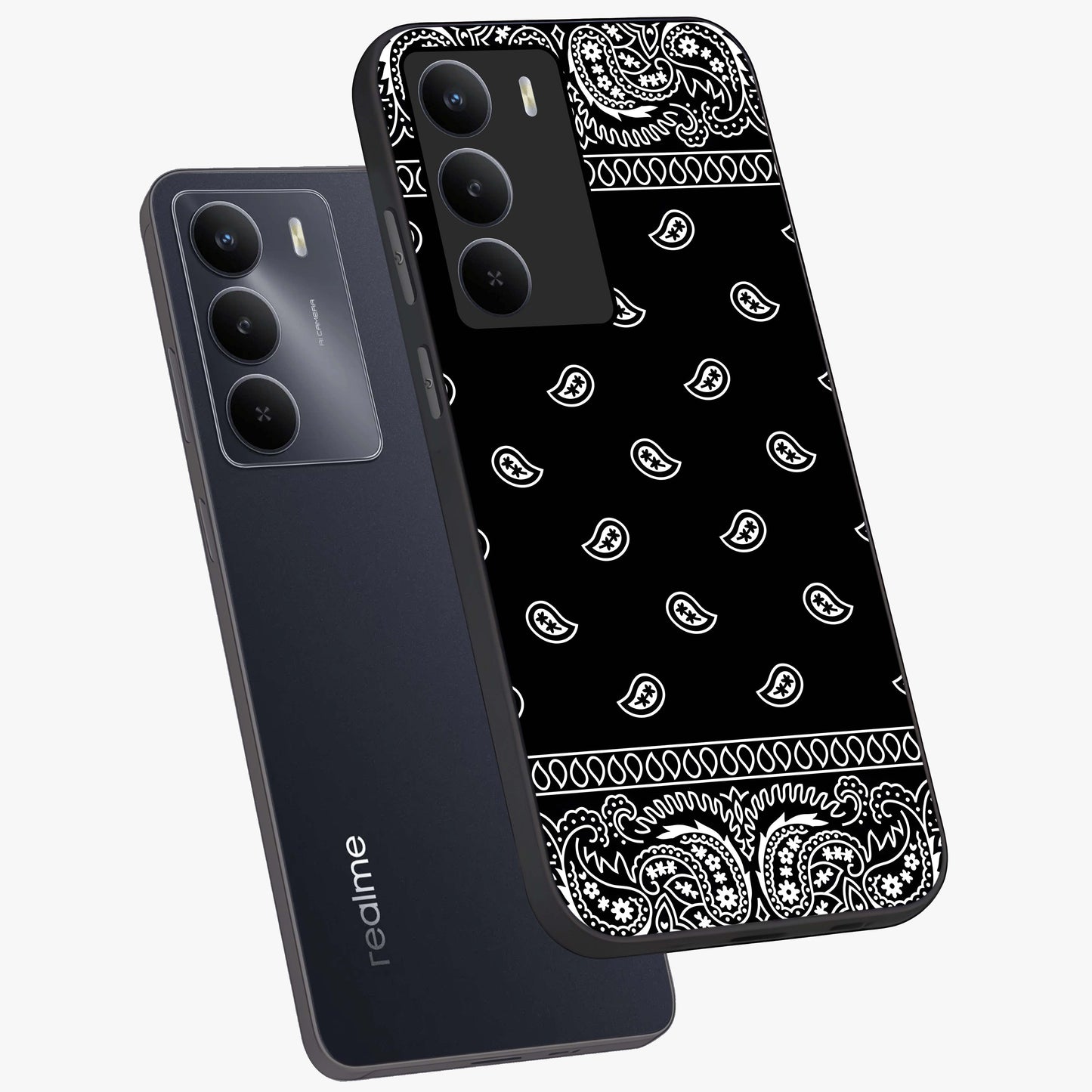 Retro Rebel Threads Glass Case displayed in angled mockup highlighting retro inspired graphic design with rebellious aesthetic.
