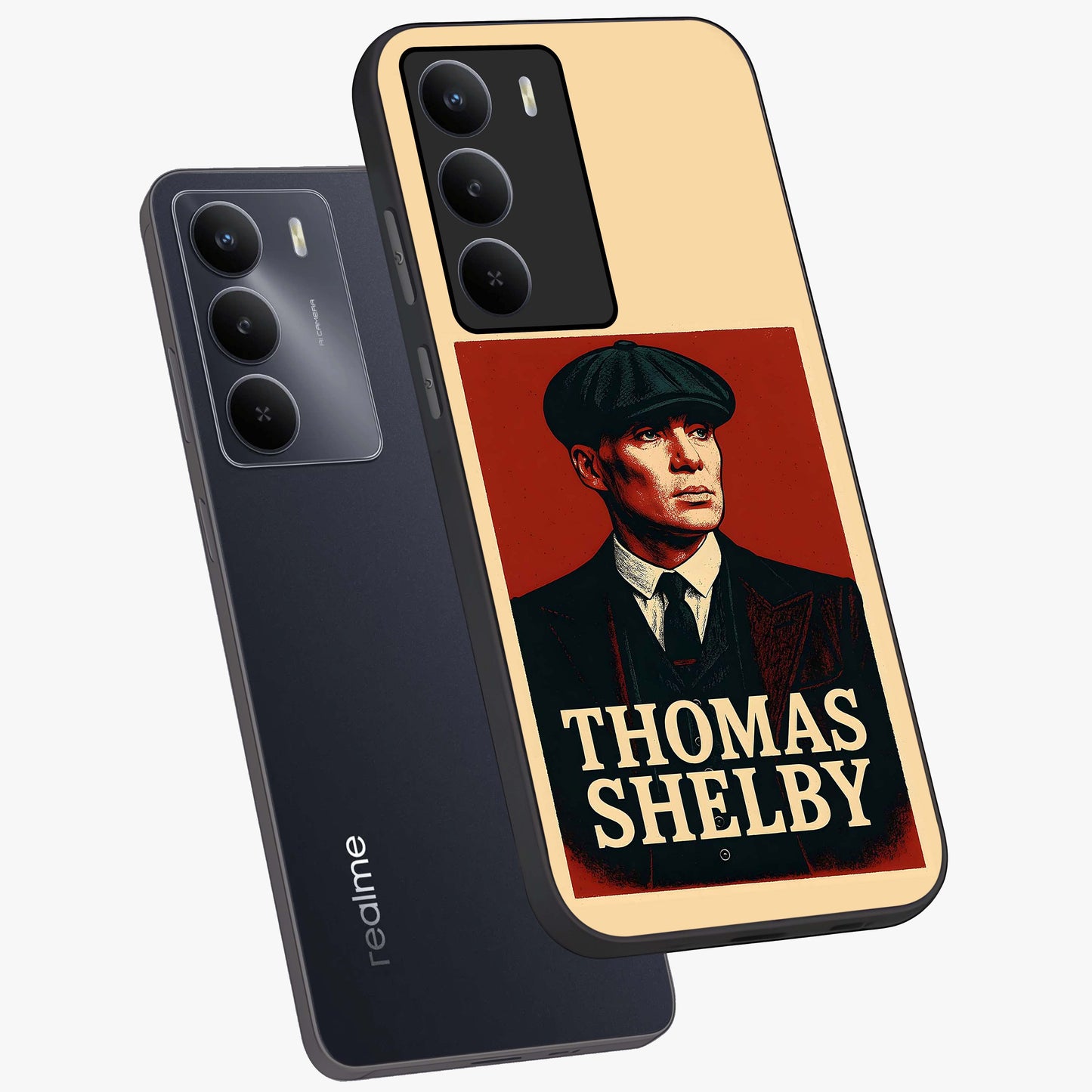Vintage Mafia Authority Glass Case displayed in angled mockup highlighting powerful retro design with classic gangster aesthetic.