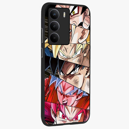 Anime Character Glass Case upright view showcasing expressive anime artwork with bold graphic style.