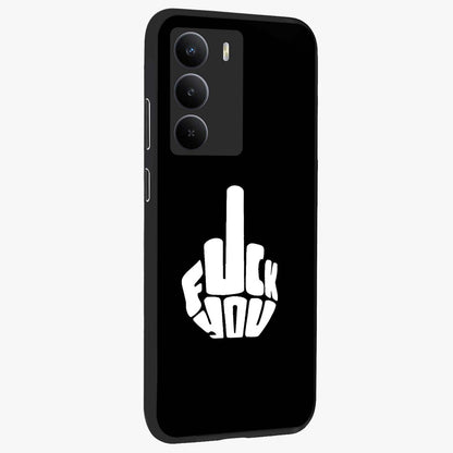 Rebel Mode On Glass Case upright view showcasing striking statement artwork with bold rebellious theme.