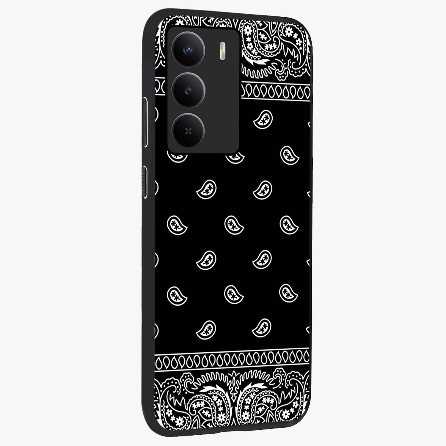Retro Rebel Threads Glass Case upright view showcasing stylish vintage artwork with bold retro theme.
