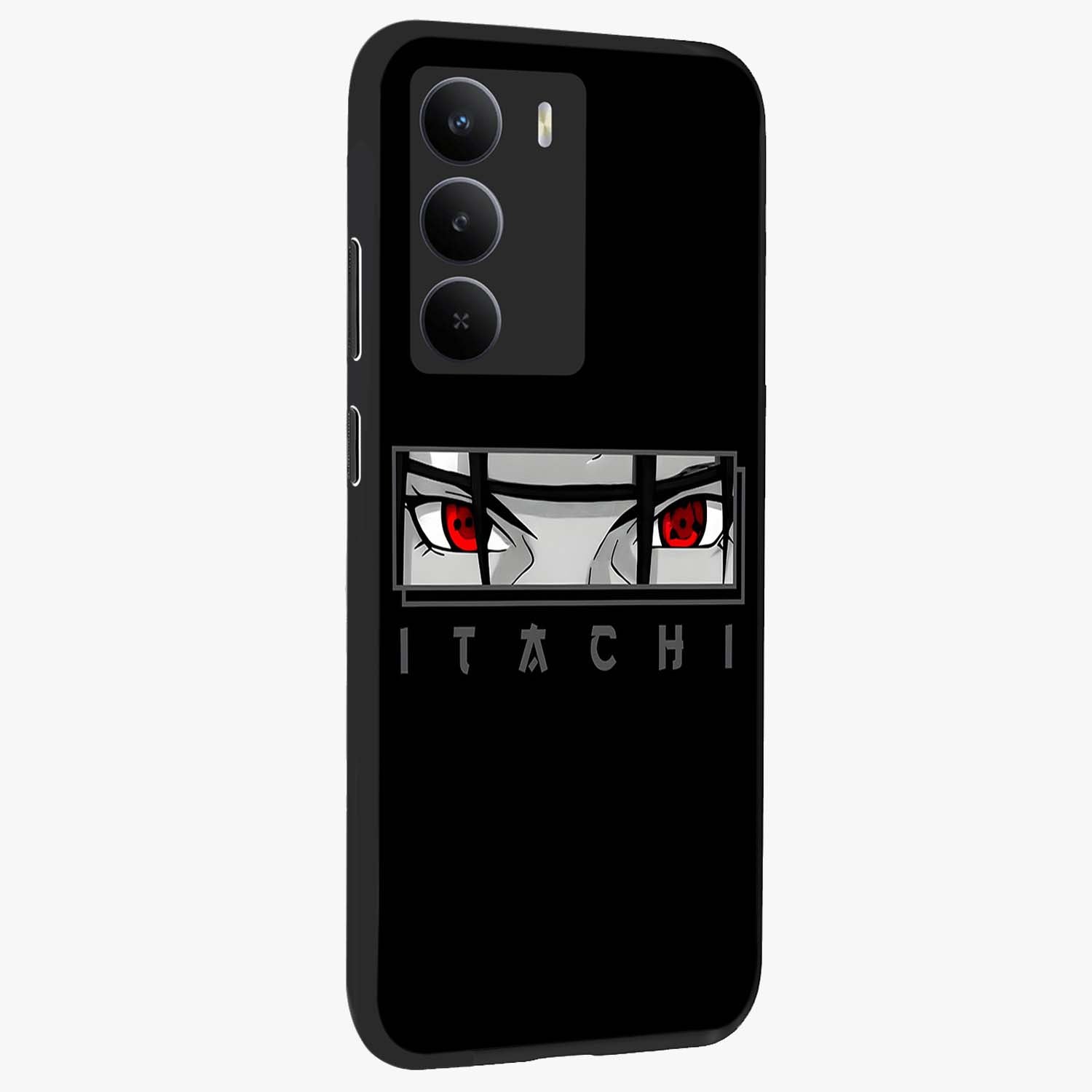 Scarlet Gaze Dominance Glass Case upright view showcasing powerful dramatic artwork with dominant artistic theme.