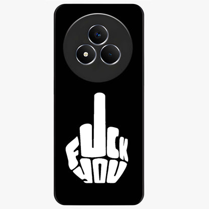 Rebel Mode On Glass Case showing flat back view with bold rebellious typography artwork and glossy glass finish.