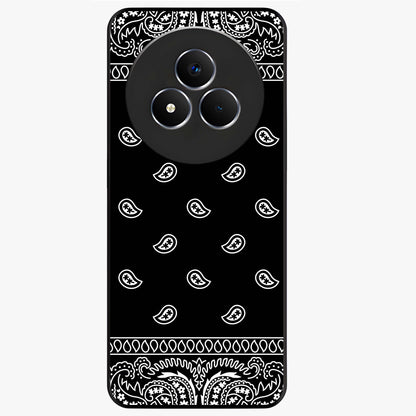 Retro Rebel Threads Glass Case showing flat back view with vintage street style artwork and glossy glass finish.
