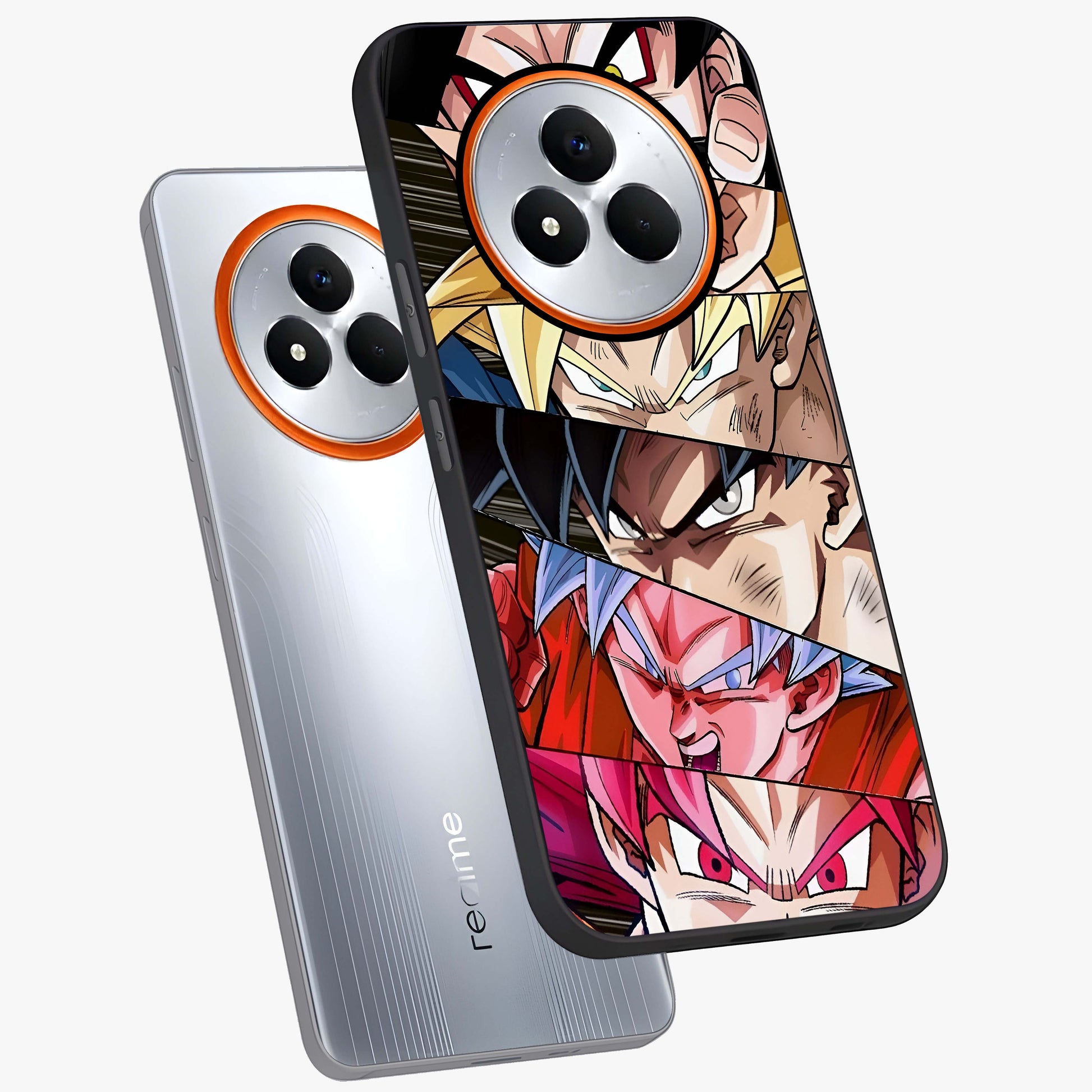 Anime Character Glass Case displayed in angled mockup highlighting colorful anime character illustration.